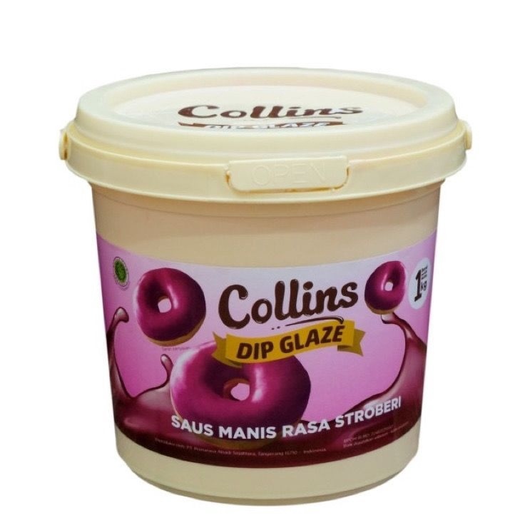 

Terbaru Collins Dip Glaze strawberry 300gr Ready Stock