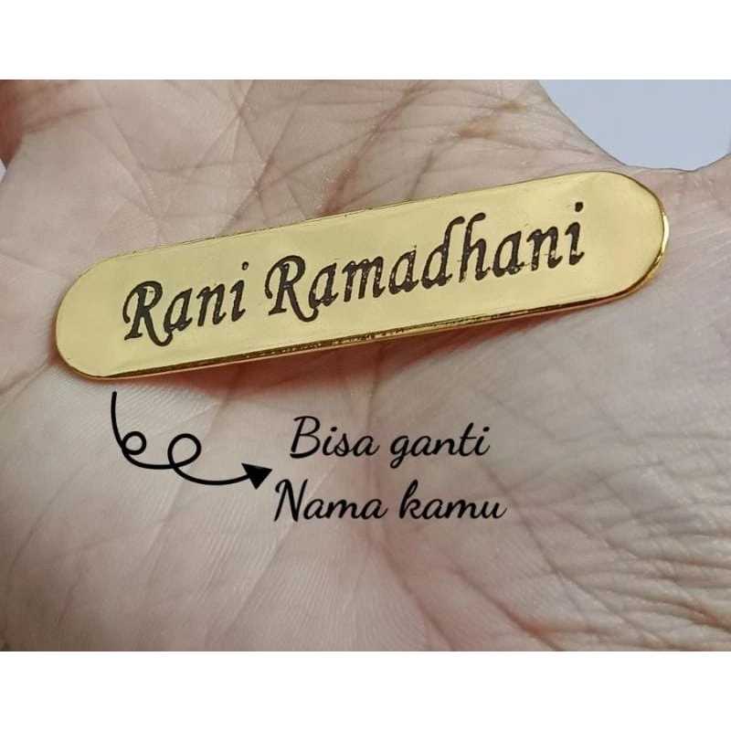 Bros Papan Nama Titanium