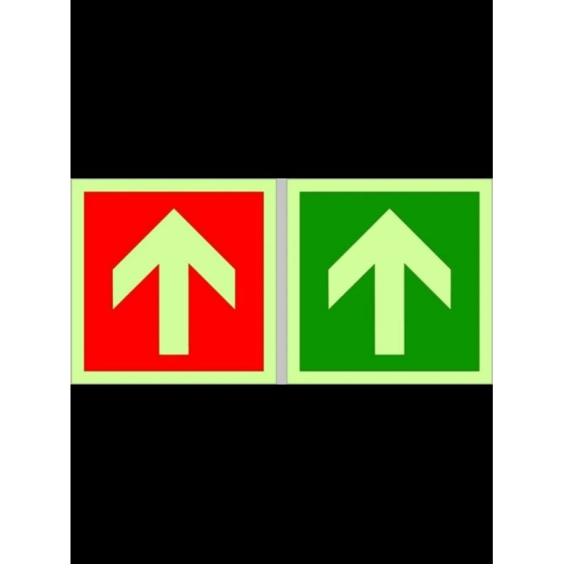 

SIGN STIKER PANAH NAIK/ TURUN ( GLOW IN THE DARK ) STIKER SAFETY