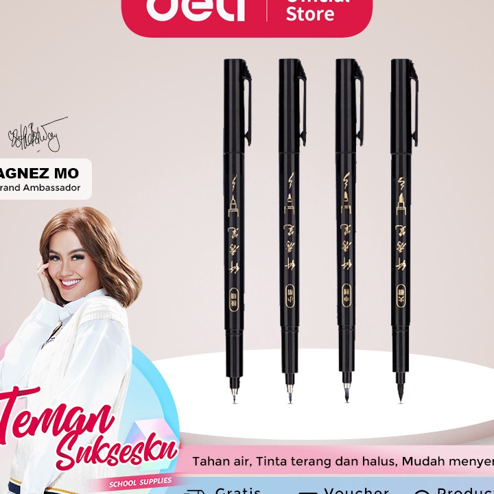 

Produk Deli Calligraphy Pen / Pulpen Pena Kaligrafi Tebal dan Mudah Menyerap 75514