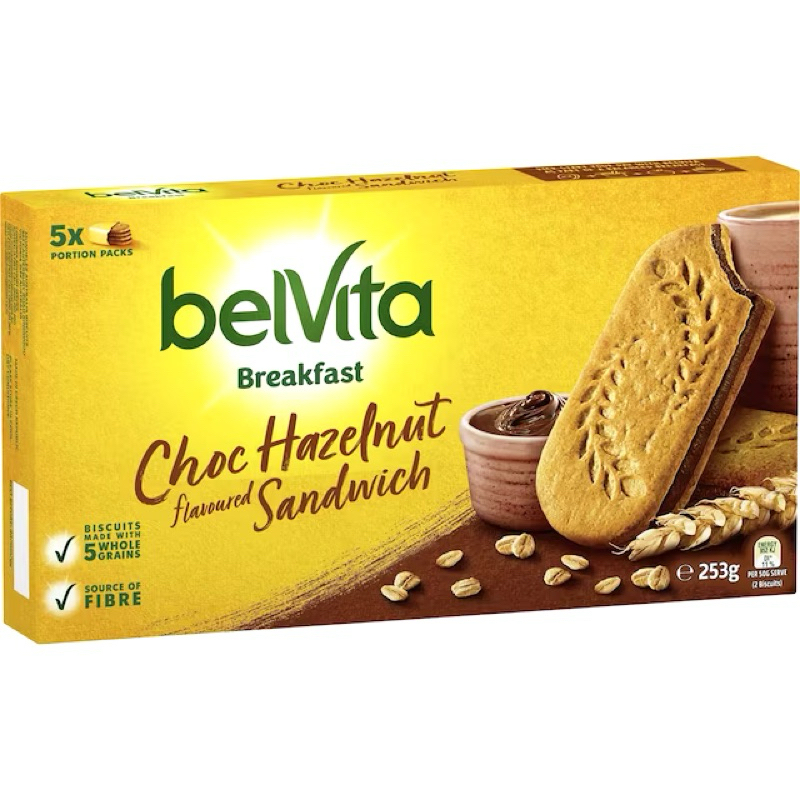 

Belvita Breakfast Duo Crunch Choc Hazelnut Biscuits - Australia