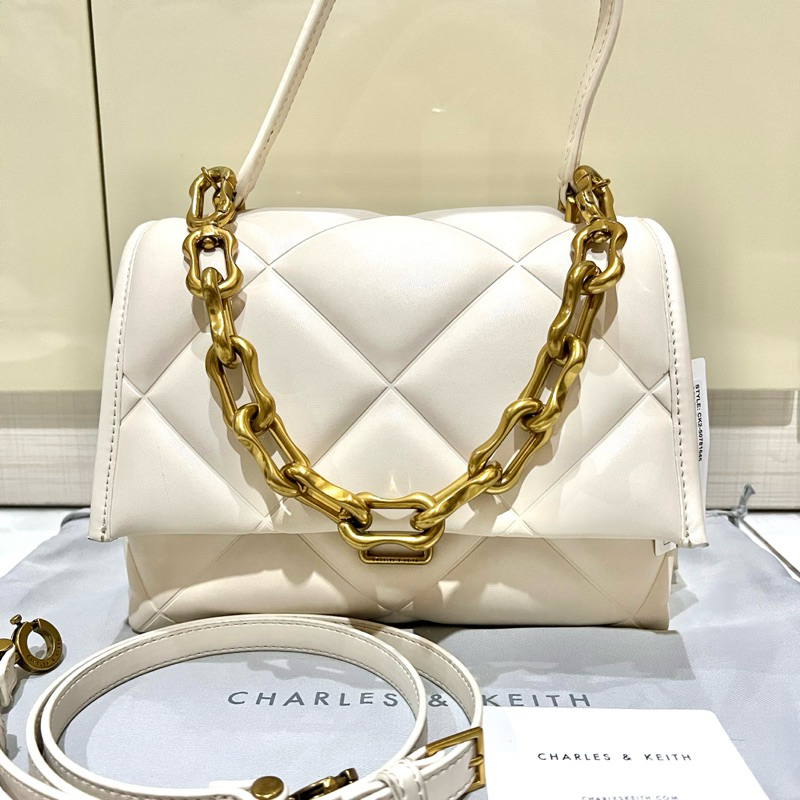 Tas Charles and Keith Preloved Original / Gemma Chunky Chain Link Quilted Bag Charles & Keith