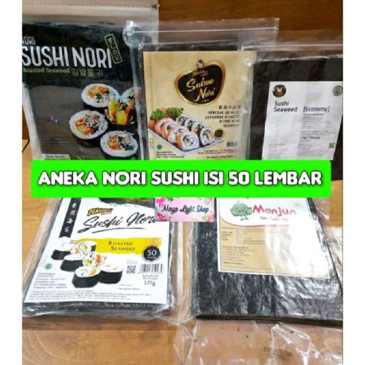 

Terkini Nori Sushi isi 50 lembar tokinori manjun sakao rumput laut kering dry seaweed halal dan berkualitas sushi nori ↑❂❉