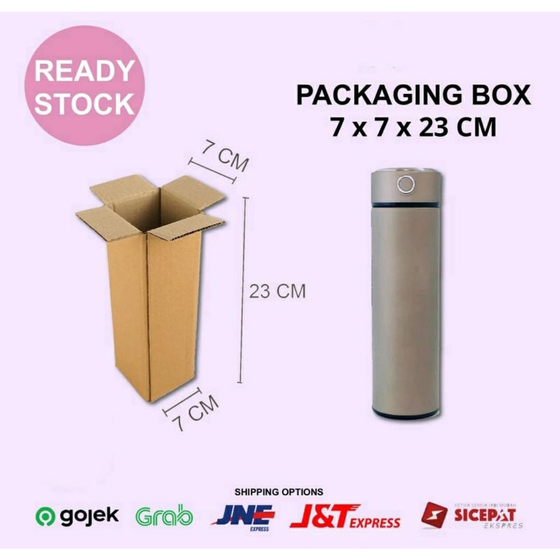 

termurah kardus polos uk 7x7x23 packaging botol