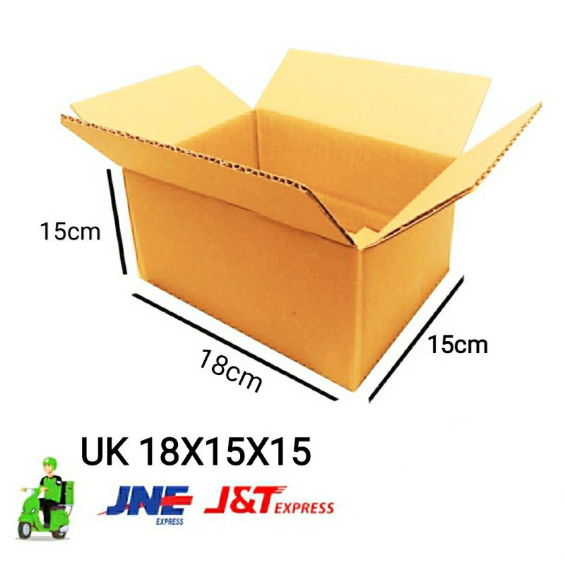 

Termurah kardus Packing polos Uk 15x15x15 cm