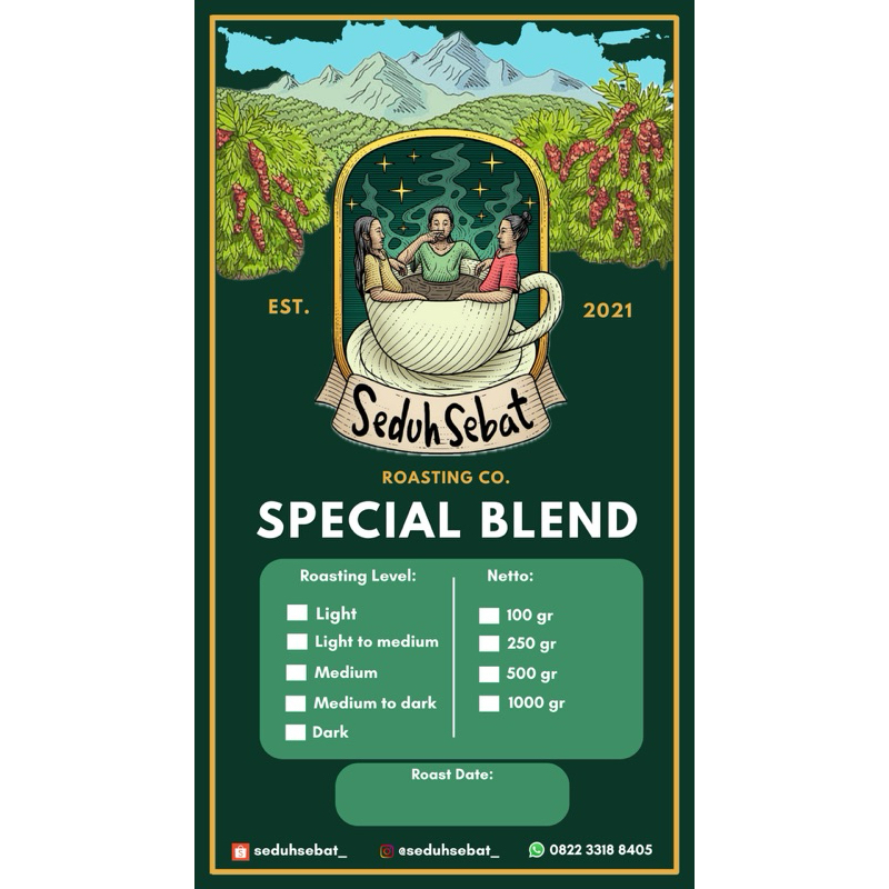 

KOPI SPECIAL BLEND (500 gr)