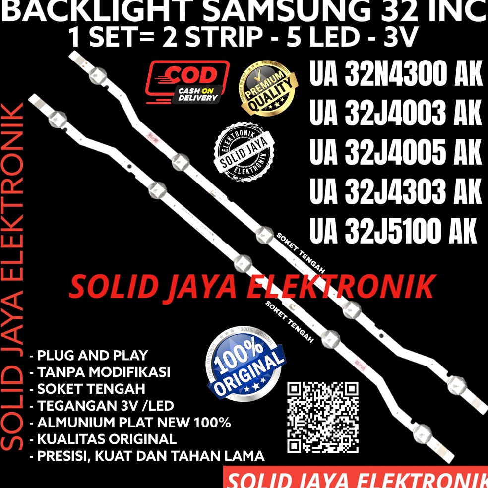 Kode NBG637 BACKLIGHT TV LED SAMSUNG 32 INC UA 32N4300 32J4003 32J4005 32J4303 32J5100 LAMPU BL 5K 3