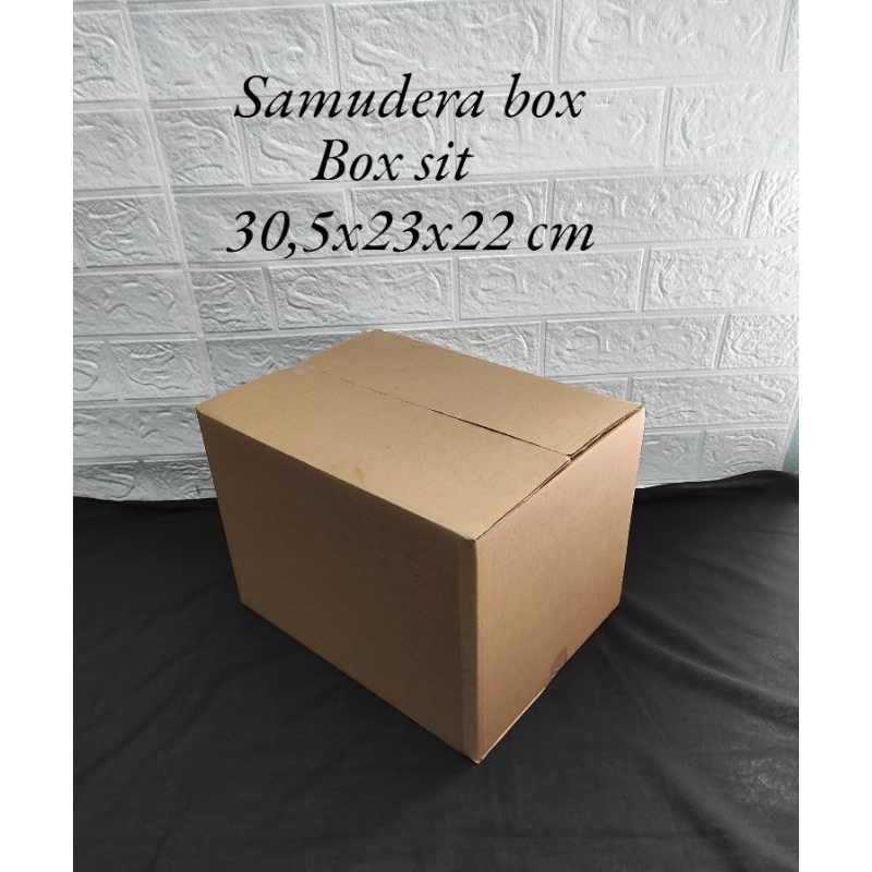 

kardus karton box uk 30,5x23x22 cm...ST SHEET singgle wall polos