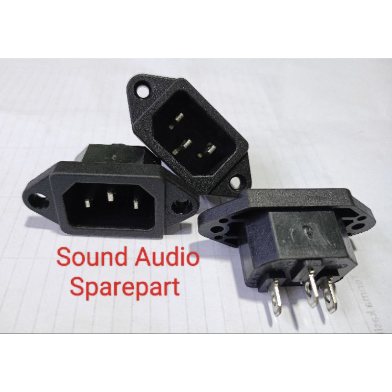 SOKET AC INLET / SOKET AC KOMPUTER SASIS / SOKET AC POWER SOKET INLET