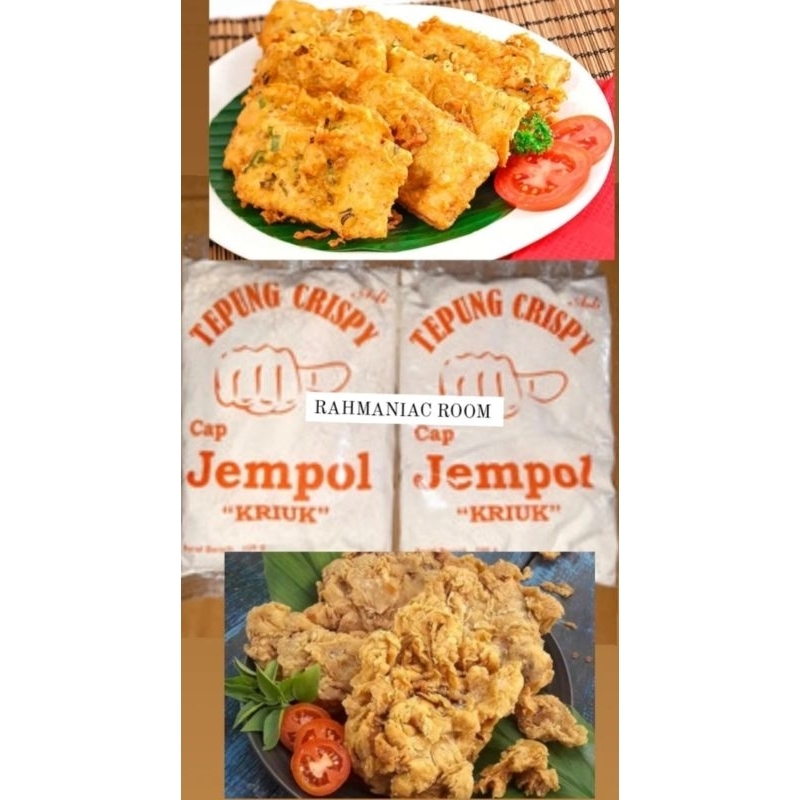 

Tepung Crispy Cap Jempol Kriuk | Tepung serbaguna | tepung ayam goreng | tepung tempe goreng