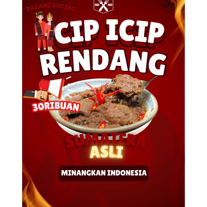 

modelTipe TGS764 Rendang Hitam sumatera versi Icip Icip doloe 2X PORSI MAKAN 120gr
