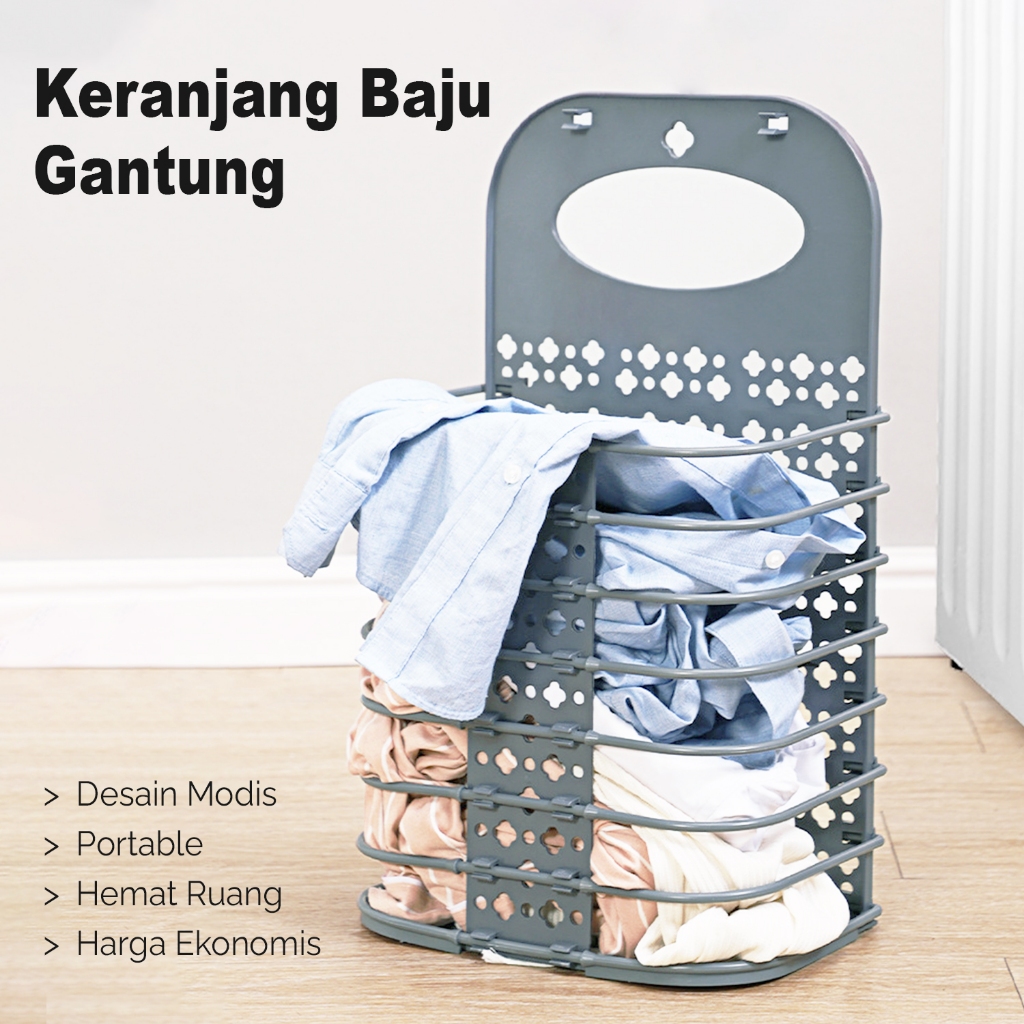 Keranjang Baju Lipat/ Keranjang Baju Kotor/ Keranjang Baju Gantung/ Keranjang Baju Toilet/ Keranjang