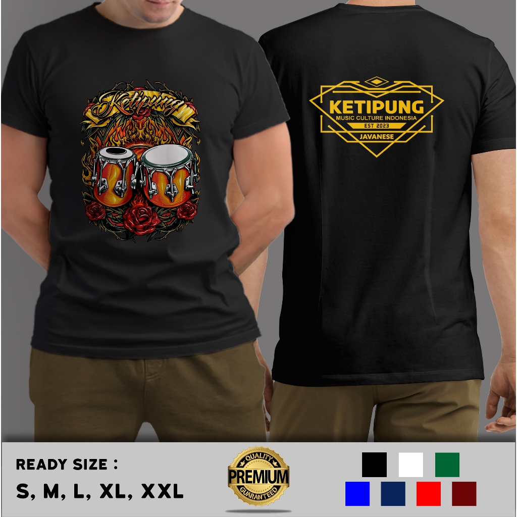 Kaos Ketipung Seniman Kendang Dangdut Koplo Dangduters Terlaris