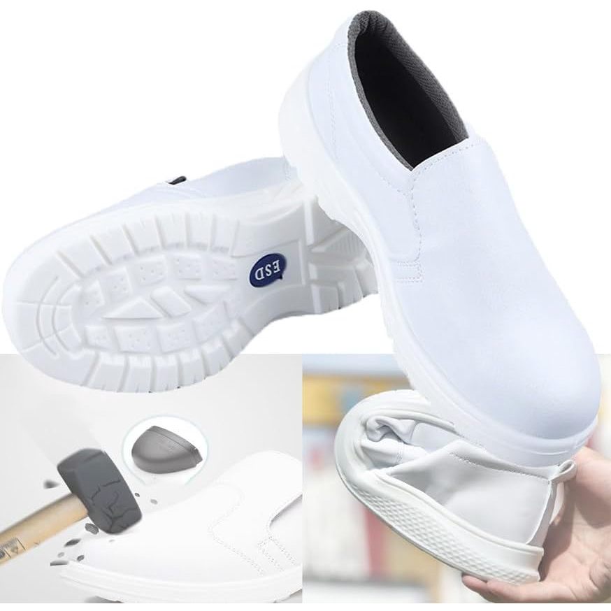 ESD Safety Shoes White | Sepatu Safety ESD Putih Anti Static