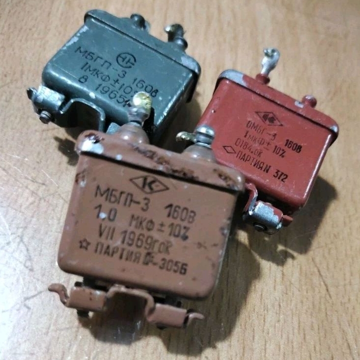 Langka Unik Antik ℹ️ 1 PCs Oil Capacitor Kotak Solder NICO 1 uF MFD ±10% ✓ 160 v volt ⚡ 0.16 kV | Ka