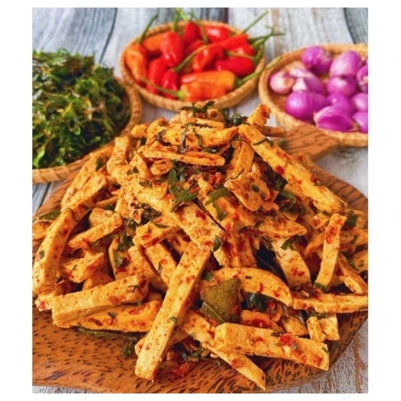

1kg Basreng Pedas daun jeruk 1kg/1000 gram
