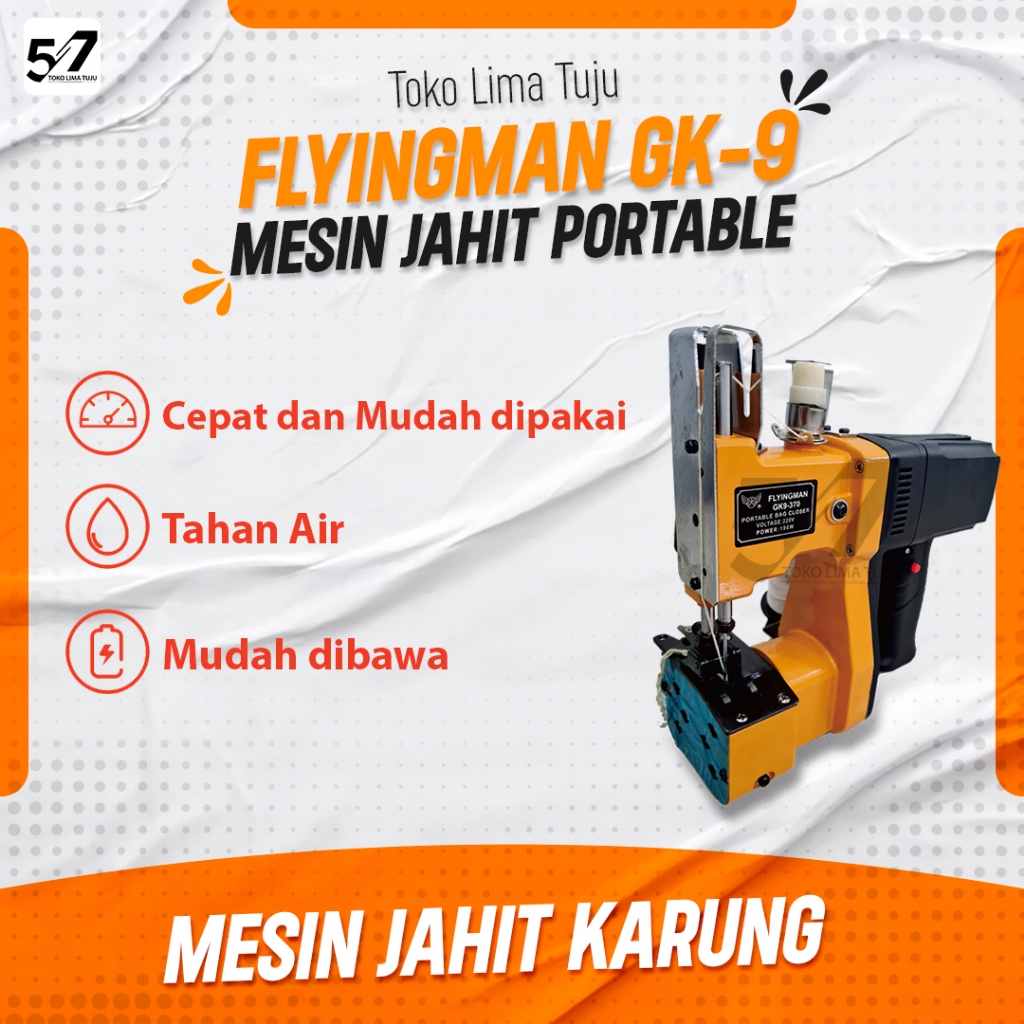 Mesin Jahit Karung Beras Portable Merek Flyingman