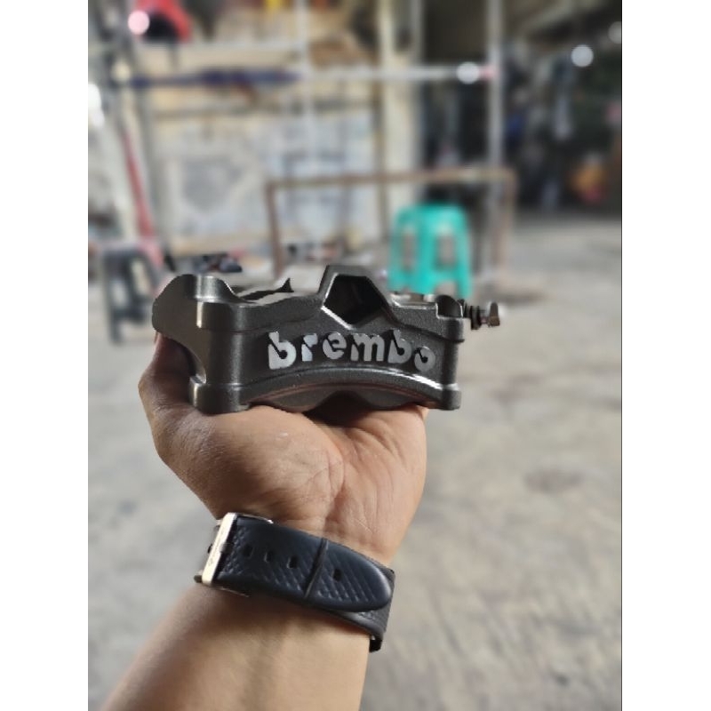 kaliper brembo m7 set braket ninja mp tiger