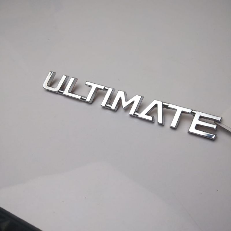 Emblem Tulisan Ultimate Chrome Original/logo emblem tulisan tulisan ultimate xpander
