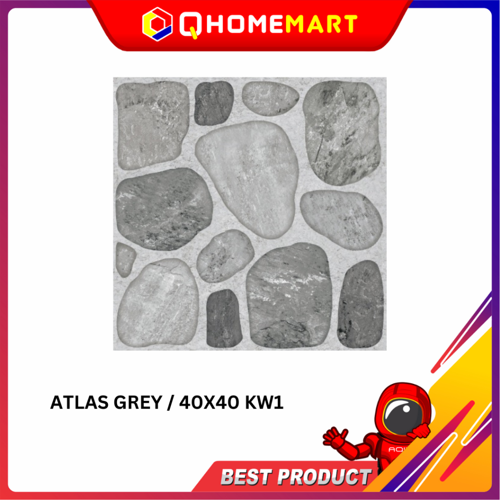 Keramik Lantai 40x40 PLATINUM KW1 Matt Kasar