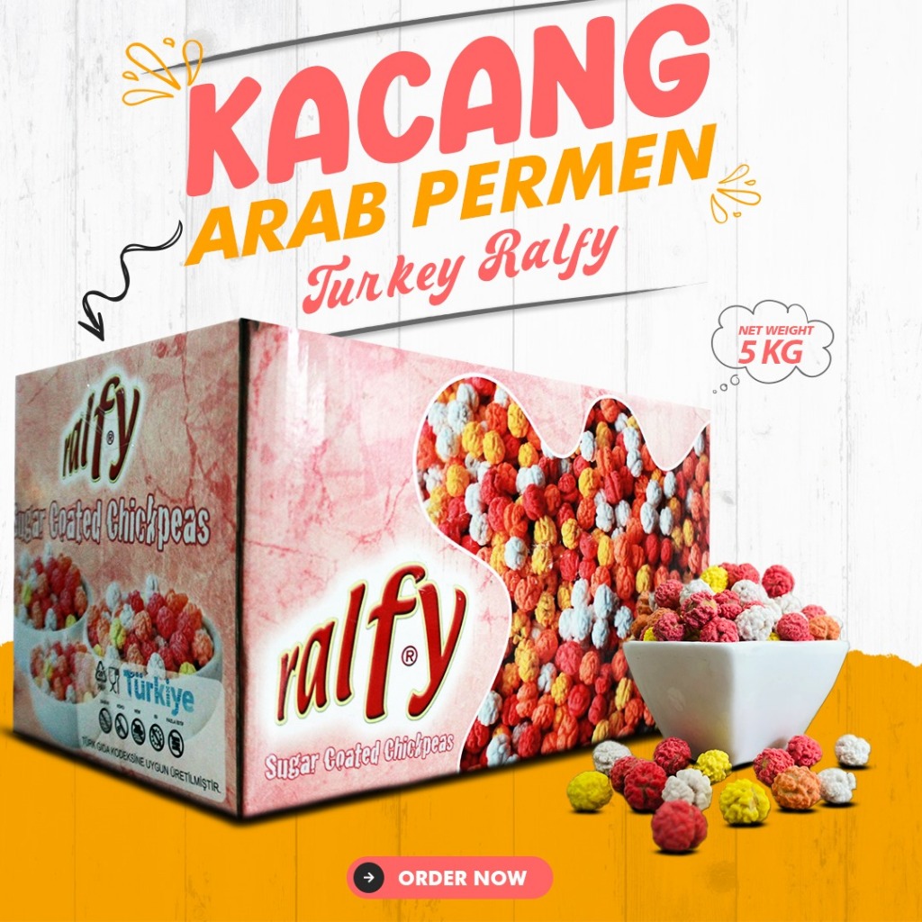 

KACANG ARAB PERMEN LEBLEBI 5KG