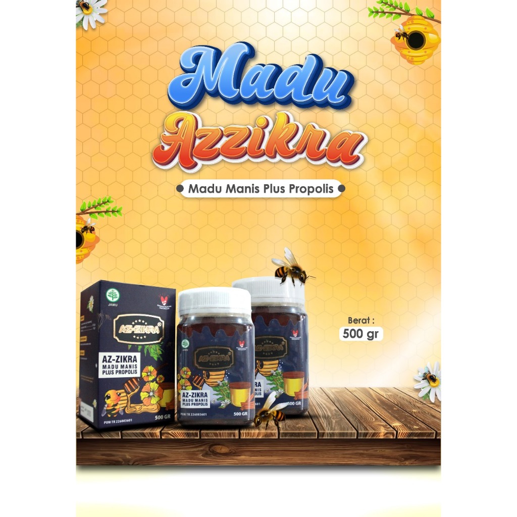 

MADU AZZIKRA MANIS PLUS PROPOLIS