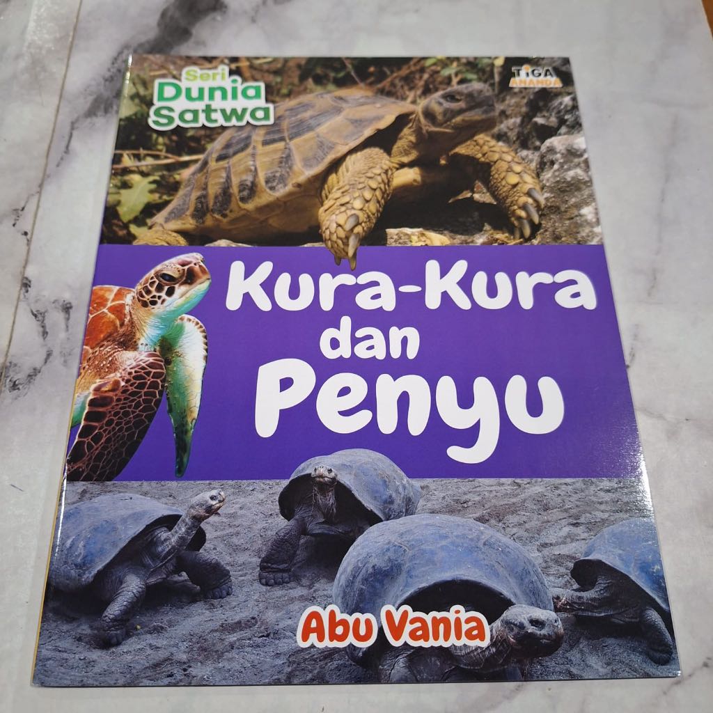 kura-kura dan penyu Daur hidup life cycle of animals / buku pengetahuan anak bahasa indonesia / sikl