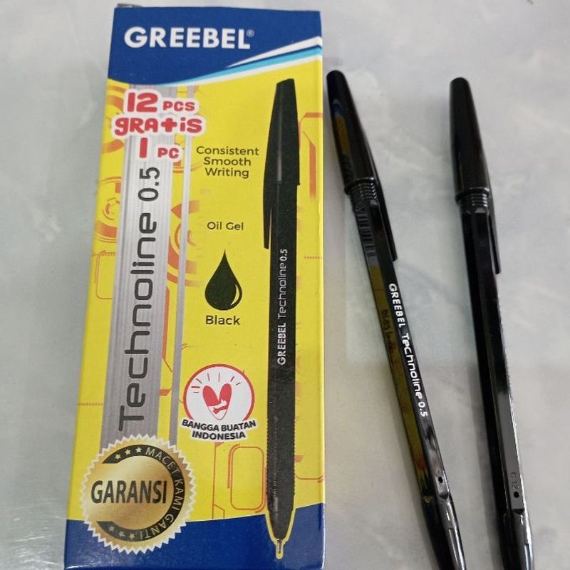 

Bolpen Greebel Technoline 0.5 | 1 Pak isi 13 Pcs