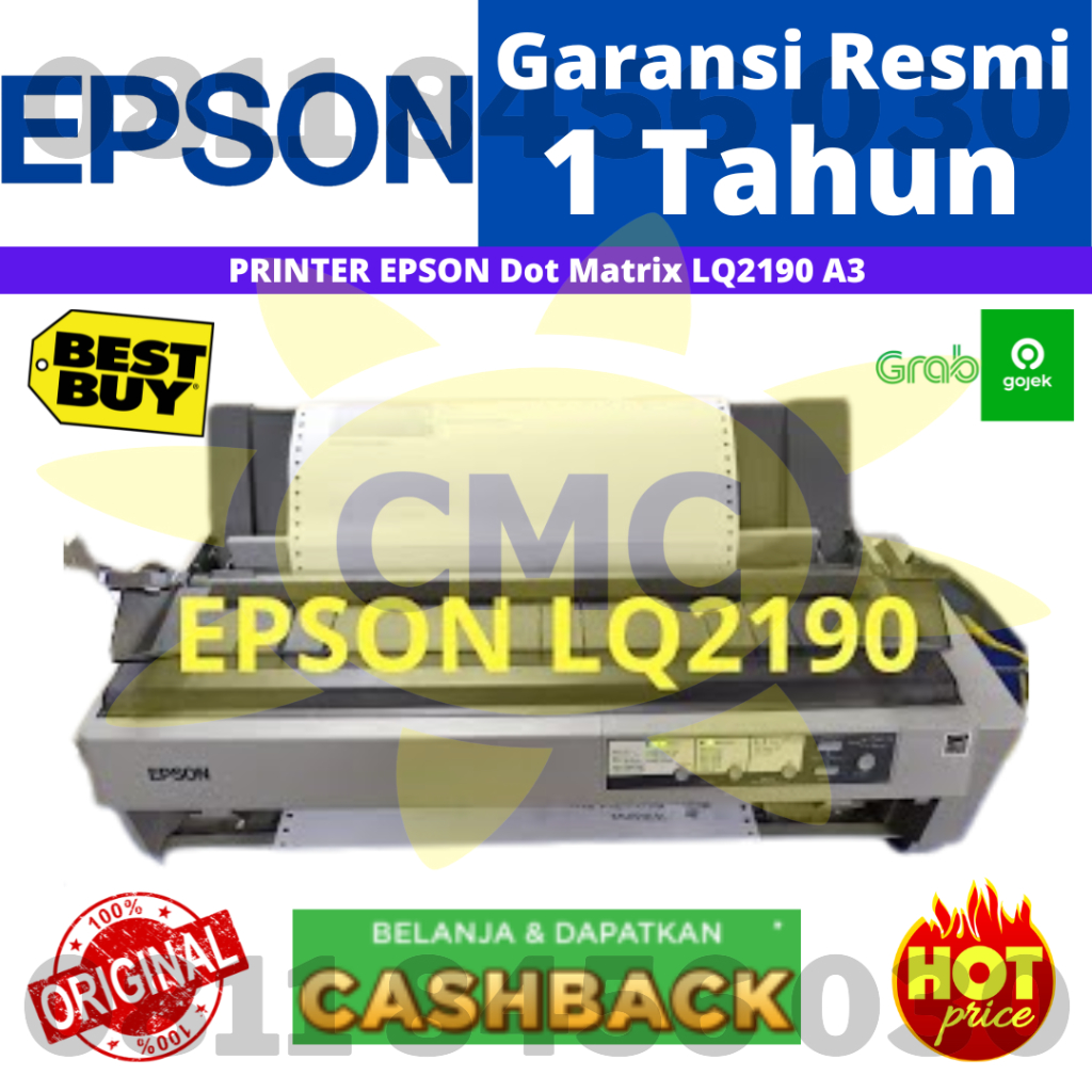 Printer Dotmatrix Epson LQ2190 Printer LQ-2190