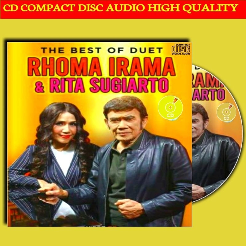 KASET CD LAGU DUET ROMANTIS RHOMA IRAMA DUET RITA SUGIARTO-LAGU DANGDUT KENANGAN NOSTALGIA DANGDUT L