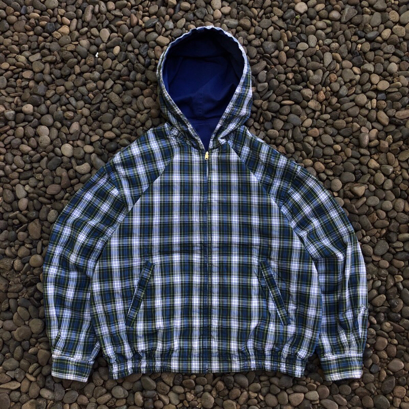 JACKET HOODIE CANVAS REVERSIBLE