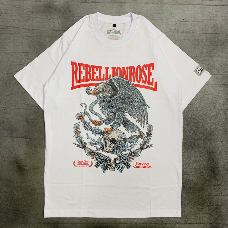 [HOT] Tshirt Rebellion Rose - Tourchydtd (White) Official Merchandise