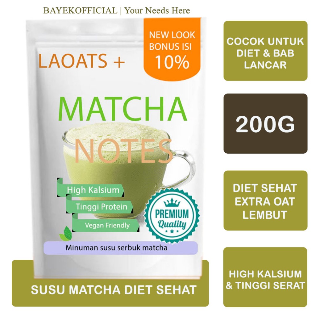 

Bubuk Minuman Matcha Powder Bubuk Matcha Penurun Berat Badan Pelangsing Badan Susu Diet Pelangsing Badan Laoats