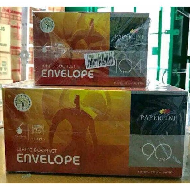 

Stock banyak Amplop paperline 90 amplop putih paperline 91