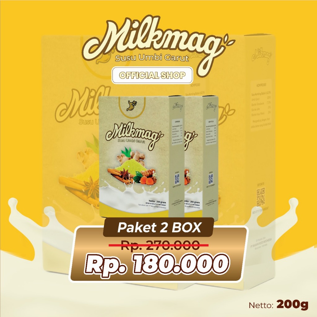 

Milkmag Susu Umbi Garut Membantu Mengatasi Kurang Nafsu Makan