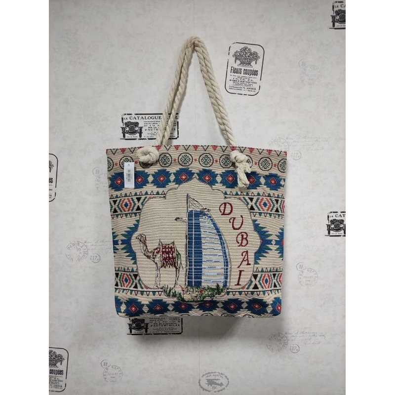 Tote bag Dubai import |tas tali sumbu |tas wanita |souvenir dubai