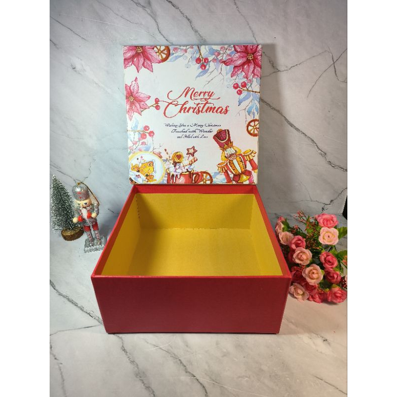 

Hardbox Natal/Christmas ukuran 22x22x10cm