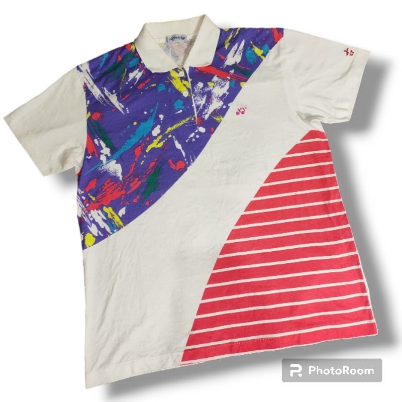 Thrifting. Yonex kaos kerah olahraga bulutangkis