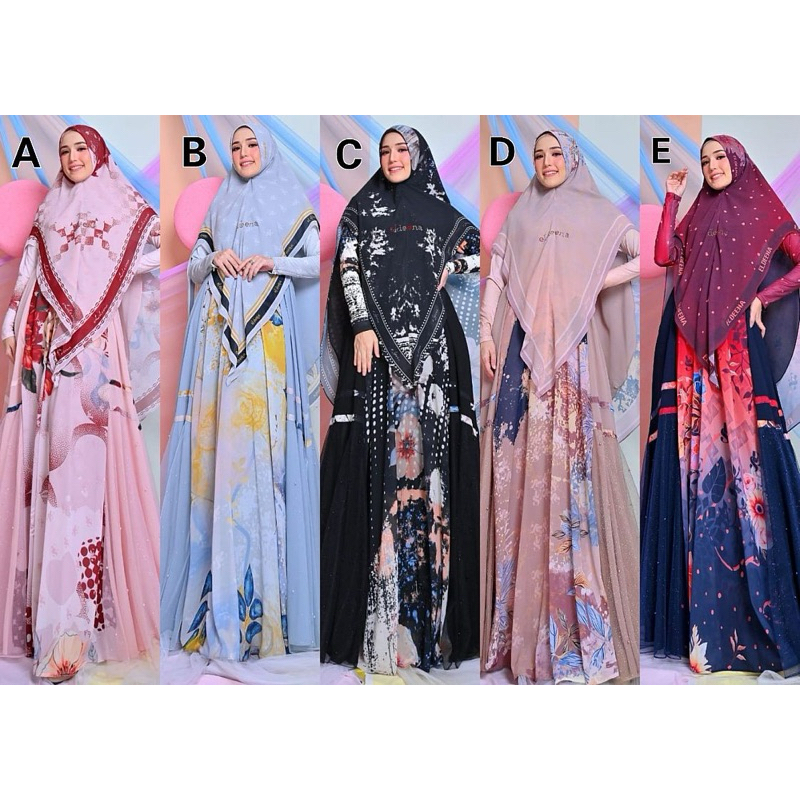 HUMAYA series Eldeena Syari/Gamis premium by Eldeena syari