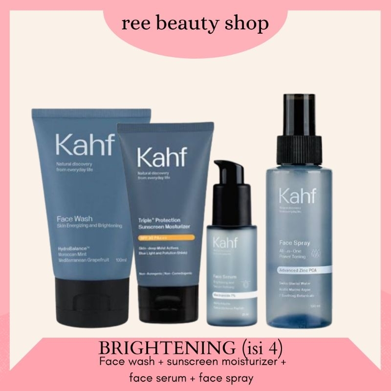Kahf Paket Lengkap Skincare Pria 1 Set | Perawatan Wajah Pria