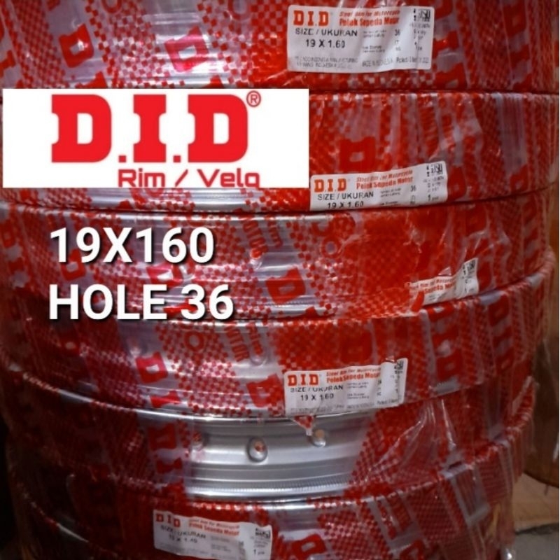 VELG RIM 19X160 HOLE 36 DID VELK MOTOR RING 19 x 160 TRAIL