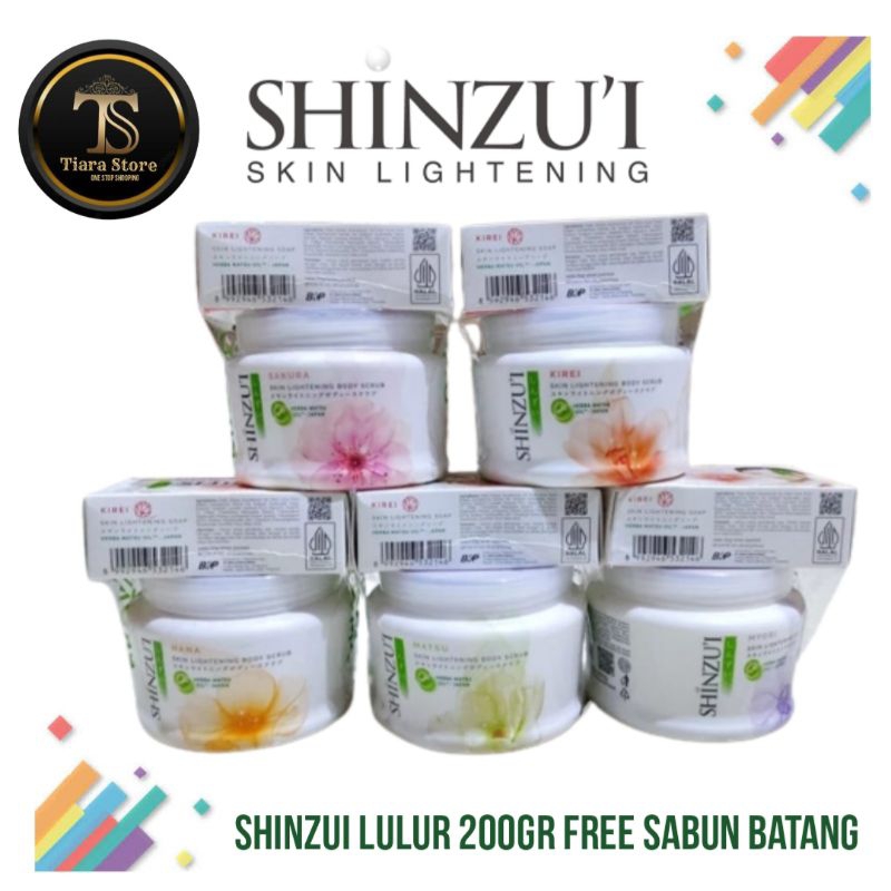 SHINZUI LULUR 200GR I FREE SABUN BATANG