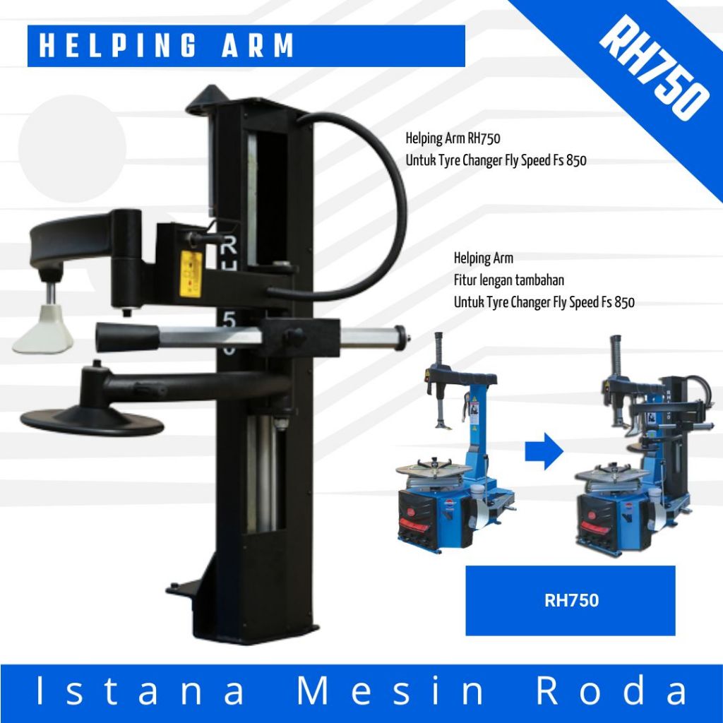 Helping Arm type RH 750 /helping arm tyre changer mesin buka ban
