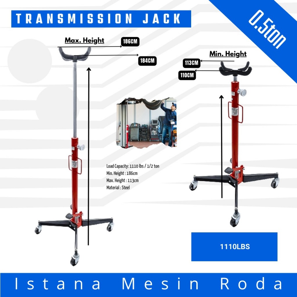 Transmission Jack 0,5 Ton - Dongkrak Transmisi