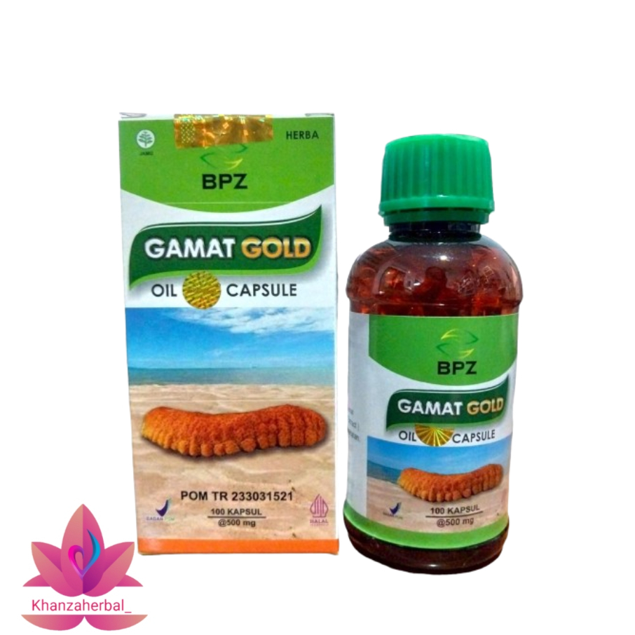 BPZ Gamat Gold Oil Capsule Isi 100 I Kapsul Ekstrak Gamat Emas I Kapsul Gamat Gold BPZ