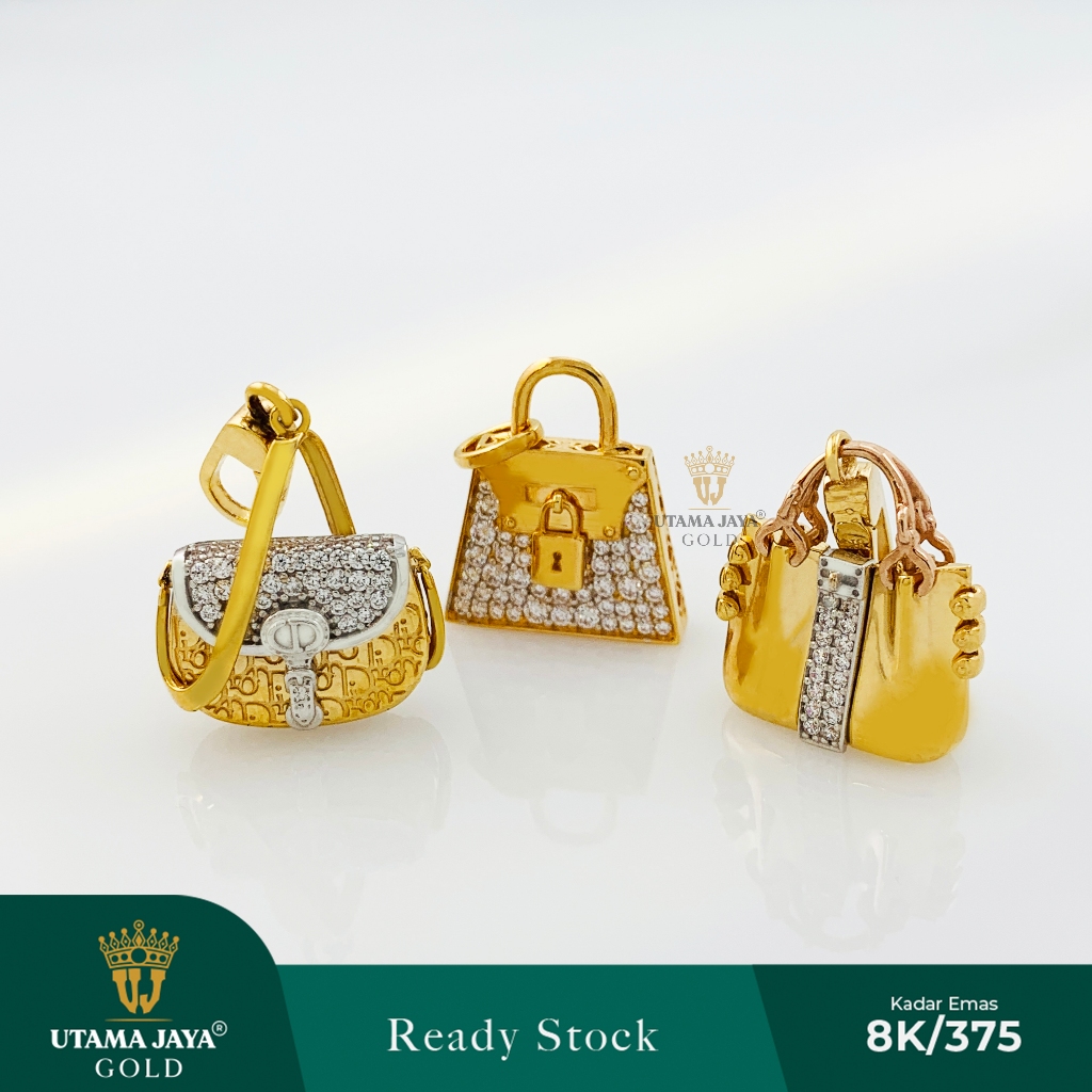 Liontin model tas variasi mata-mata 375 /8k