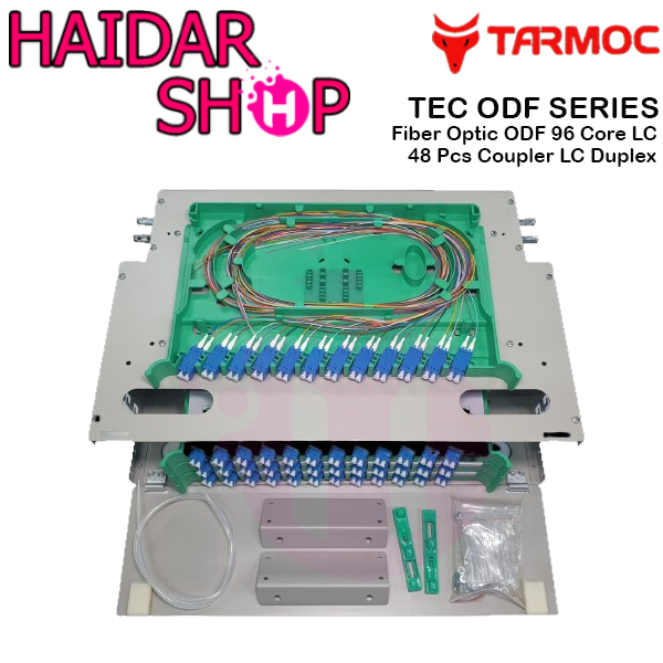 Fiber Optic ODF/OTB 96 Core LC Lengkap Rackmount | ODF 96C LC