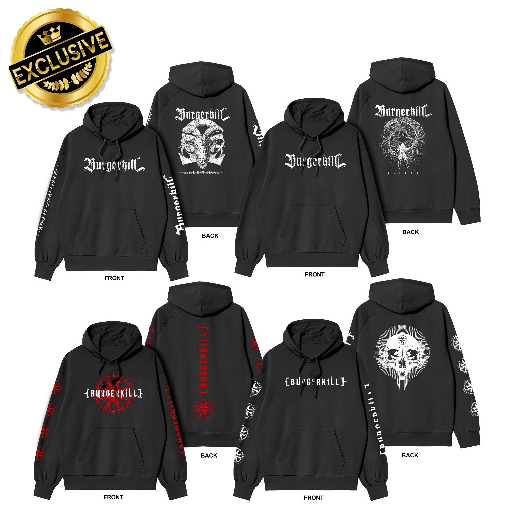 HOODIE BURGERKILL - FREE STICKER