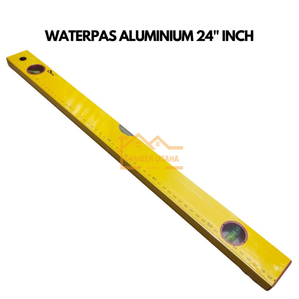 

WATERPASS NO MAGNET / WATERPAS / ALAT PENGUKUR BIDANG 24" INCH SUJ