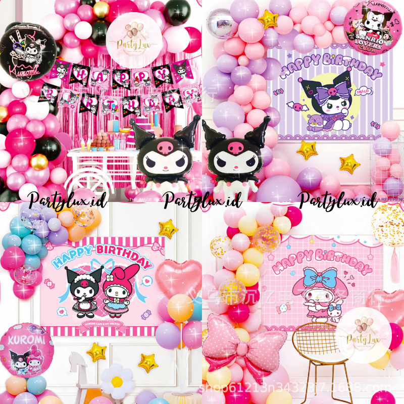 Paket Dekorasi Ulang Tahun Anak / Set Dekor Ultah Karakter / Background Ultah